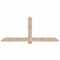 Ekena Millwork Eugene Smooth Timber Gable Bracket, Douglas Fir, 84"W x 35"H x 1 1/2"D x 5 1/2"F, 10/12 Pitch GBW084X35X0206EUG00SDF - alternate 1
